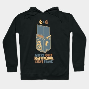 Medium Format Camera Reverie - 6x6 - Where Cult Meets Captivation in Every Frame Hoodie